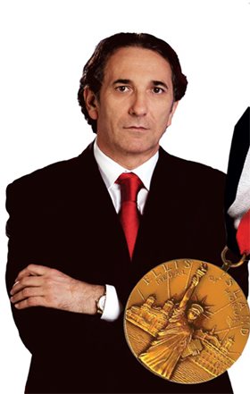 Hr. Philip Zepter saabub Ellise saarele, et võtta vastu aumedal
