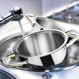 It provides limescale-free water to protect your cookware.