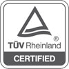 TüV Rheinland certified