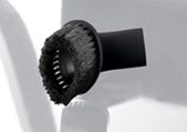 Round brush with concentric head