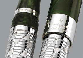 The Philip Zepter Writing Instruments Limited Edition fountain pen and rollerball are the perfect blend of the finest materials